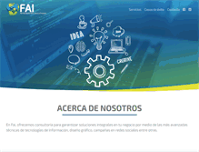 Tablet Screenshot of fai.com.mx